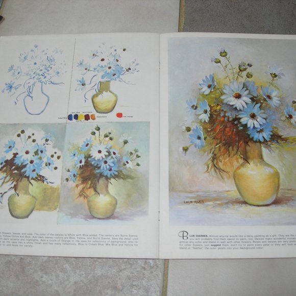 Vintage "How to Paint Roses and Other Flowers" book #130 published by W. Foster - Picture 2 of 3